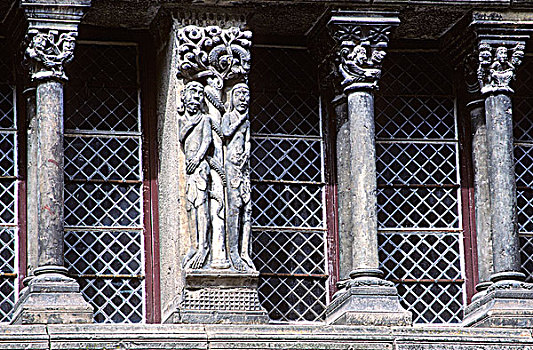 法国,加仑河,圣徒,老市政厅,12世纪
