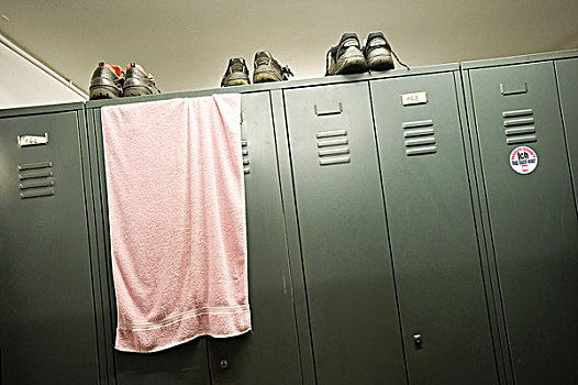 改变,房间,储物柜,毛巾,安全,鞋