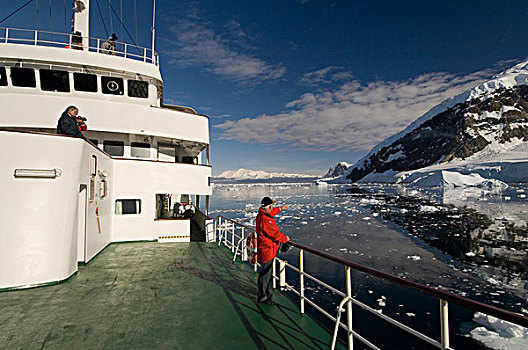 南极,南极半岛,海峡,船
