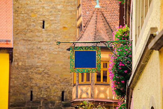 德国巴伐利亚罗腾堡,童话镇的古老建筑