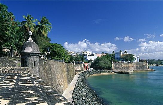 福塔雷萨,历史名城,中心,圣胡安,波多黎各,加勒比海