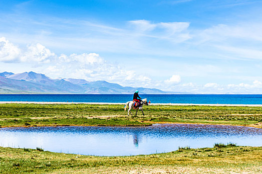 海拔最高的大型湖泊和湿地,西藏纳木错,风光
