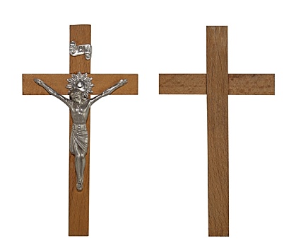 耶稣十字架,裁剪,小路