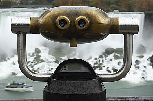 望远镜,瀑布,美国