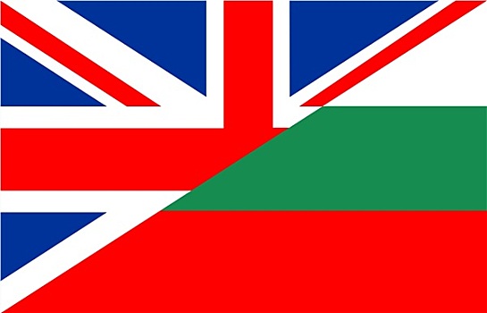 英国,保加利亚,旗帜