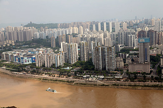 重庆两江,嘉陵江,长江,两岸城市风光