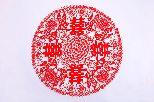 剪紙喜字