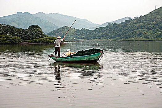 渔船,新界,香港