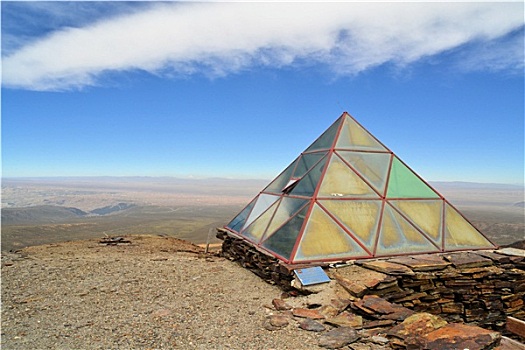 气象站,靠近,玻利维亚