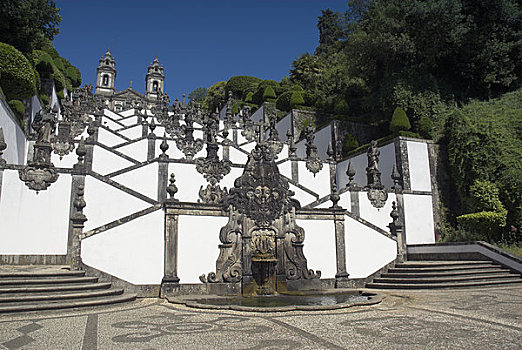 巴洛克式教堂,楼梯,布拉加,省,葡萄牙