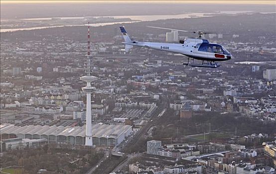 欧洲直升机公司,飞跃,展示,中心,地面,通讯,塔,汉堡市,德国,欧洲