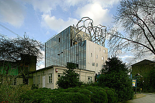建筑,金匠,学校,艺术,新,伦敦,2005年,北方,钢铁,雕塑