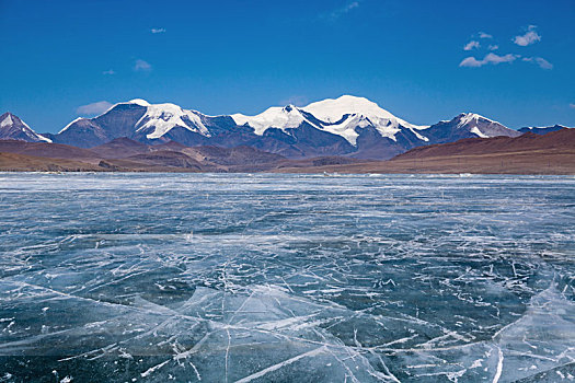 蓝冰与雪山