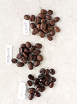 堆放,标示,咖啡豆