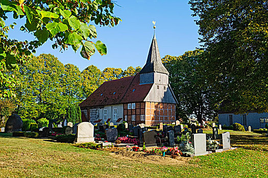 教堂,察汉汀,梅克伦堡前波莫瑞州,德国,欧洲