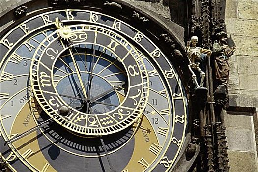 天文钟,老市政厅,布拉格,捷克共和国