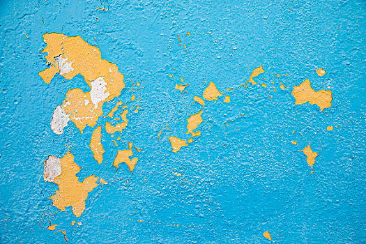 古巴,彩色,涂绘,墙壁,特写,世界地图