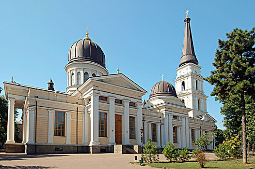 敖德萨,东正教,大教堂,乌克兰,欧洲