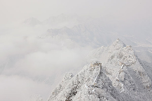 箭扣长城雪景