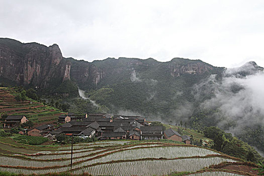 浙江山村风景