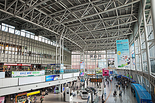 韩国,首尔,首尔火车站
