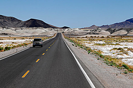 路线,死亡,山谷,死亡谷国家公园,加利福尼亚,美国,北美