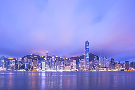 香港天际线夜景