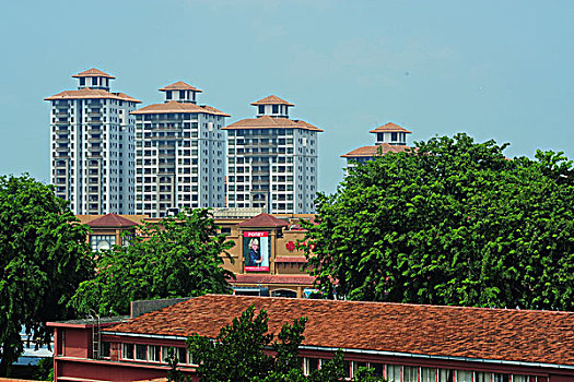 malaysia,melaka,modern,building,in,the,forest