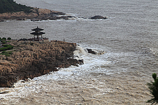 浙江普陀山,绿水青山