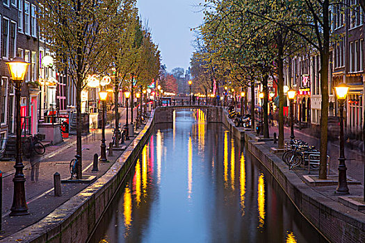 红灯,地区,阿姆斯特丹,荷兰