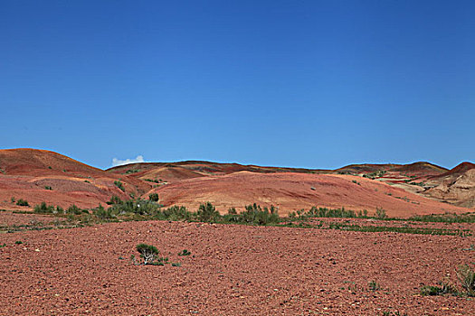 火烧山风光