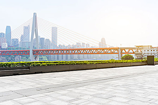 空,地面,著名,懸掛,重慶