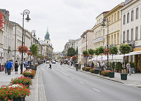 街道,华沙,波兰