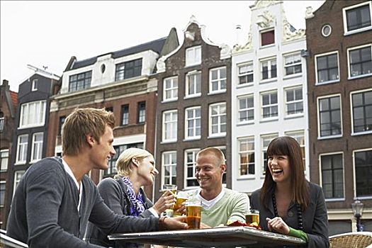 朋友,酒吧,内庭,阿姆斯特丹,荷兰