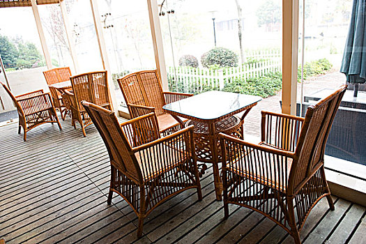 木质,现代,内庭,椅子