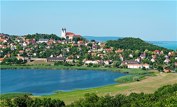 风景,蒂哈尼,匈牙利
