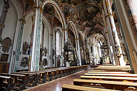 室内,风景,教堂,奥地利