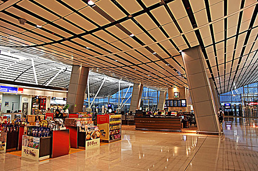 香港赤腊角国际机场候机厅