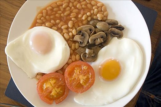 英国,早餐,素食主义