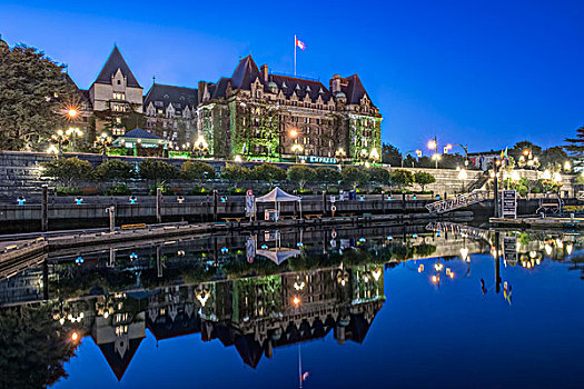 加拿大,不列颠哥伦比亚省,维多利亚,皇后酒店,黎明,大幅,尺寸
