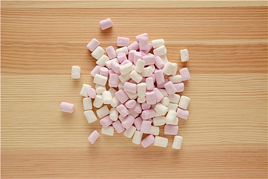 粉色,白色,迷你,果浆软糖,木头