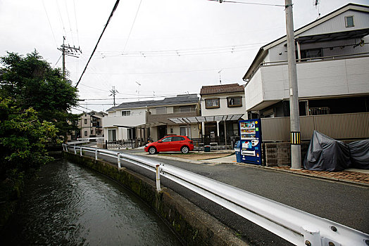 日本,岚山,民居