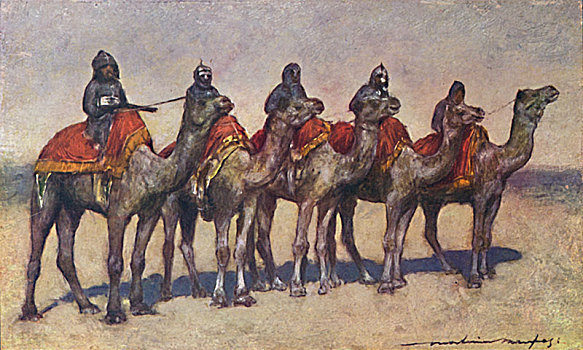 骆驼,骑手,艺术家