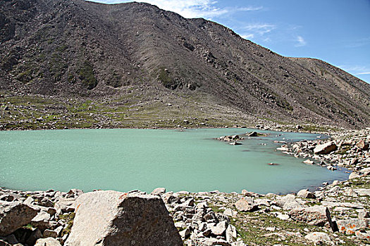 天山蓝色心湖