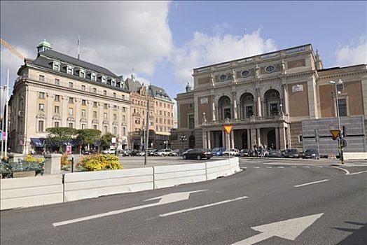皇家,瑞典,歌剧院,斯德哥尔摩,斯堪的纳维亚,欧洲