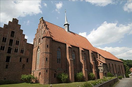 教堂,寺院,下萨克森,德国,欧洲