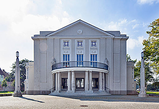 施特拉尔松,剧院,梅克伦堡前波莫瑞州,德国,欧洲