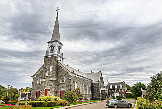 天主教,教堂,魁北克,加拿大,北美