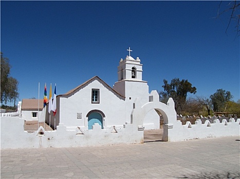 智利,佩特罗,阿塔卡马沙漠,教堂