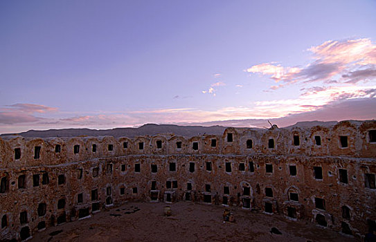 libya,qasr,al,hajj,castle,of,ghorfas,storage,rooms